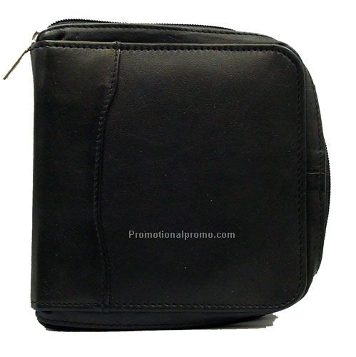 12-CD Zippered album Lambskin / Black
