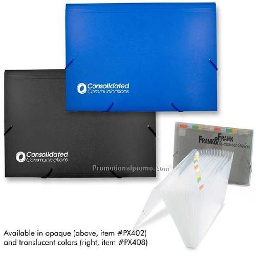 13 Pocket Expanding File - Translucent