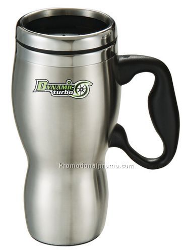16 oz Sphere Stainless Steel Travel Mug