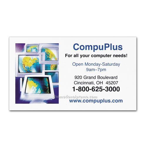 2 3/4" x 4 3/4" Jumbo Business Card Magnet