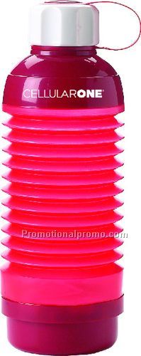 21oz COLLAPSIBLE WATER BOTTLE WITH PILL BOX