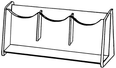 3 Pocket Literature Holder