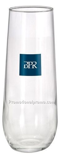 8-1/2oz. Stemless Glass Champange Flute