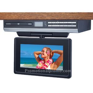 9 Inch LCD Drop-Down TV with Built-In slot DVD Player