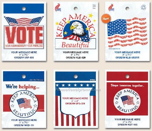 937920x 1237920Stock Design Litterbags - Patriotic Theme
