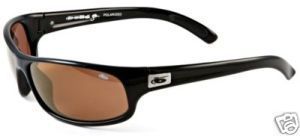 Anaconda - Shiny Black Frame with Polarized Inland Gold Lens