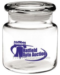 Apothecary Jar w/Flat Lid - 16 oz.