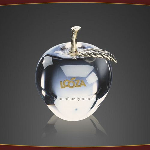 Apple With Brass Stem