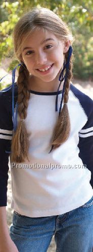 Athletic Raglan 3/4 Sleeve Top