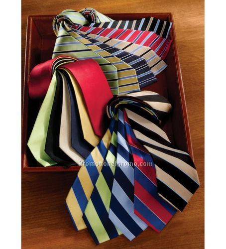 Awning Stripe 100% Silk Ties