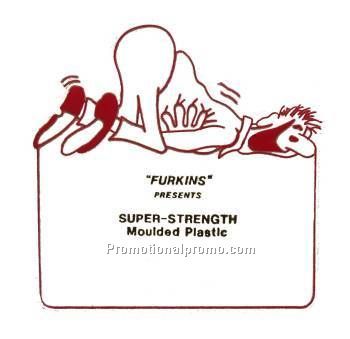 BADGE/MAGNET HOUSE Molded 2-7/8 x 2-3/4