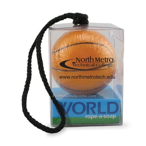 Basketball Soap on a Rope