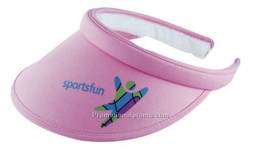 Brushed Heavy Sports Twill Covered EVA Visor - 4151