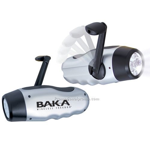 CRANK HANDLE FLASHLIGHT