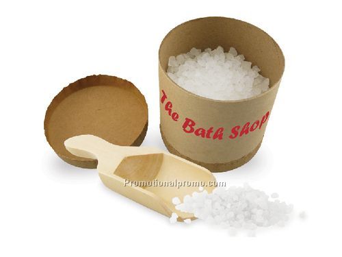 Calming Bath Crystals in Natural Container