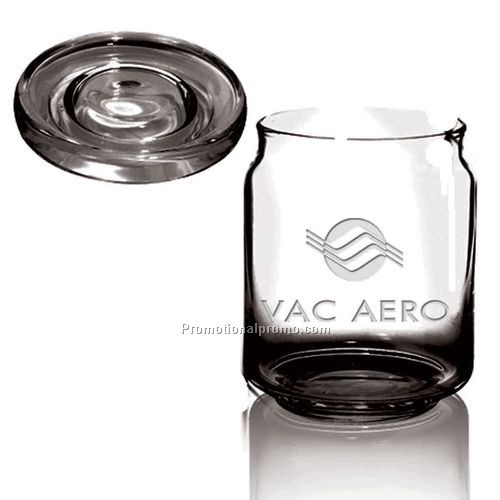 Candy jar with deep etch