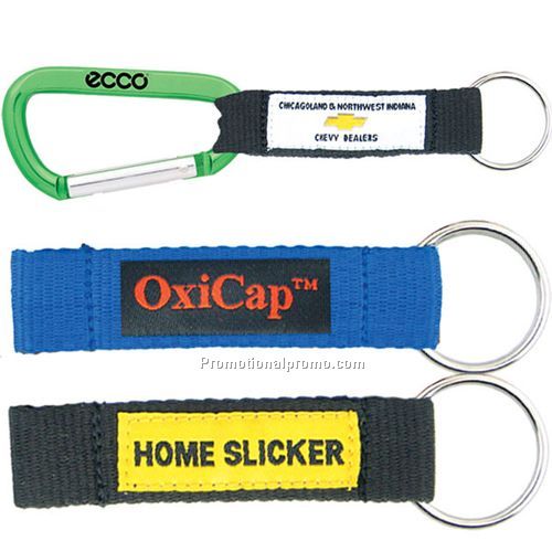 Carabiner W/Woven Lanyard