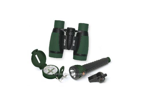 Carson AdventurePak 5x30 Binocular/Compass/Flashlight/Whistle