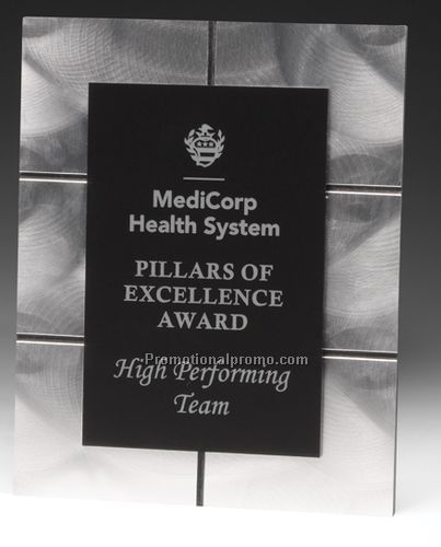 Checkered Visionary Plaque with Laser Imprint