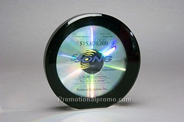 Circular CD Tombstone - 6" dia. x 1 1/4"