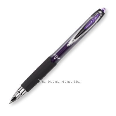 Clear Barrel, Purple Ink Gel Pen