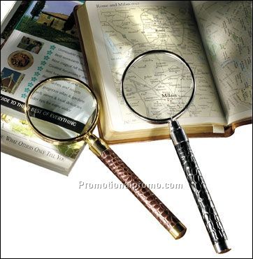 Croco Leather Magnifying Glass
