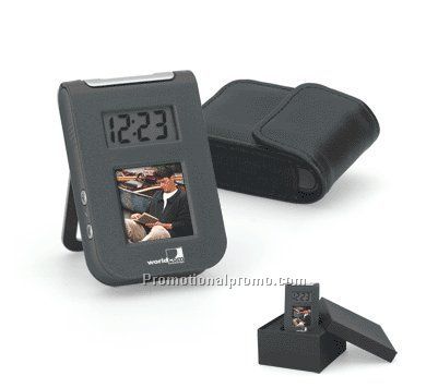 Digital Photo Viewer Travel Alarm Clock