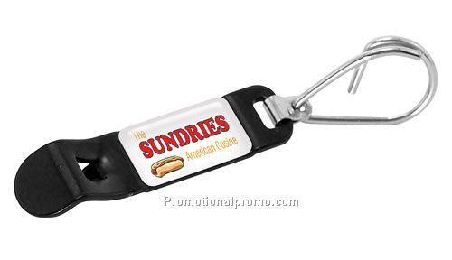 Domed Key Ring with Bottle Opener