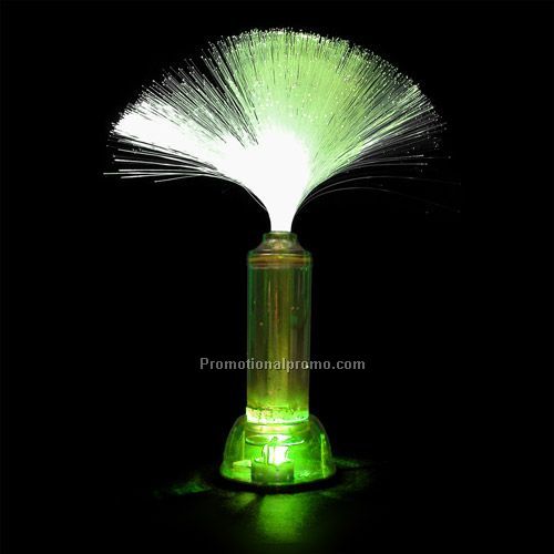 Electric Fiber Optic Lamp - Green
