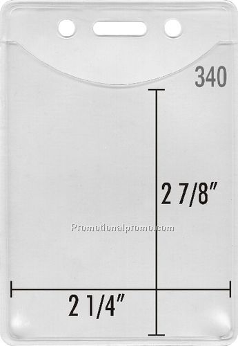 Enviro-friendly ID badge holder pouch 