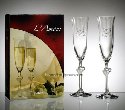 F-38807 Set of 2 Champagne glasses175 ml / 6.25 oz