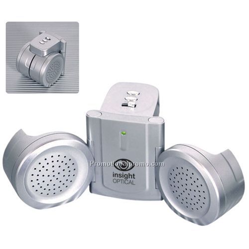 FM SCAN RADIO WITH FOLDABLE SPEAKERS