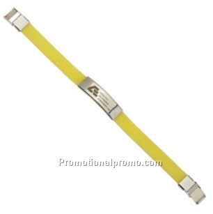 Fashion Silicone Bracelet - Yellow