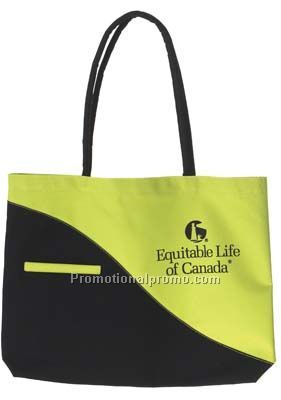 Fashion Tote Bag - Green/Printed