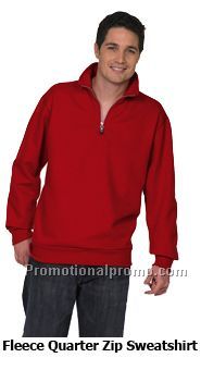 Fleece Quarter Zip Sweatshirt