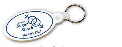 Flexible key-rings, Oval