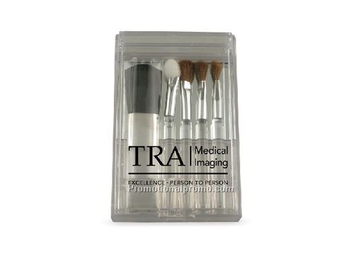 Flip Open Cosmetic Brush Set