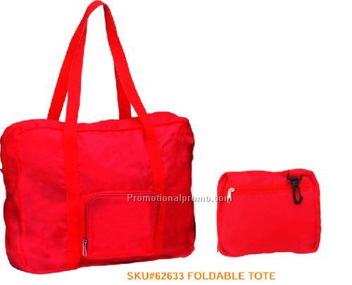 Foldable tote bag