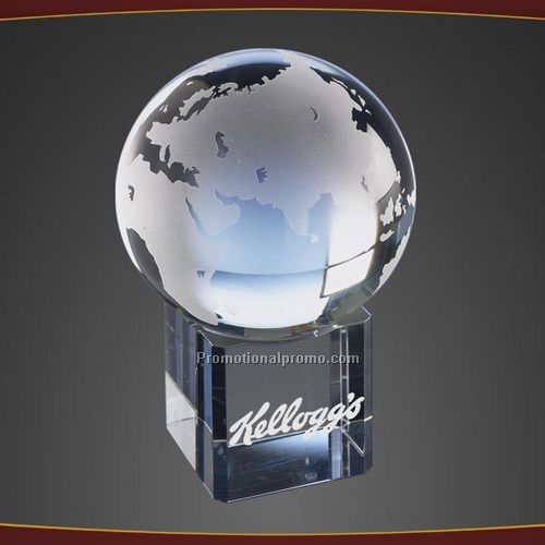 Globe On Cube Base