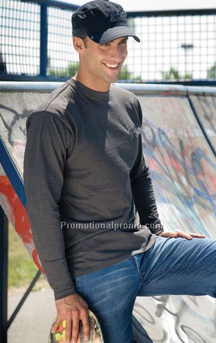 HEAVYWEIGHT RINGSPUN COMBED COTTON LONG SLEEVE TEE