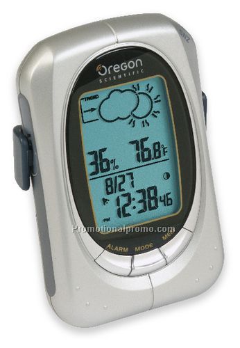 Handheld Weather Forecaster with Alarm Clock