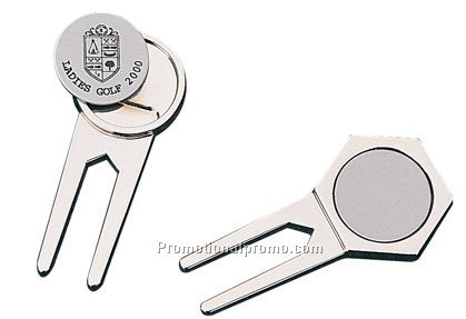 Hexagon Shaped Divot Tool w/Marker