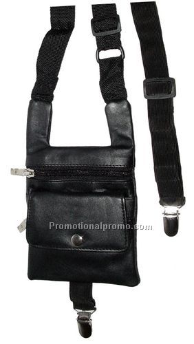 Holster Sling / Money-Passport / Lambskin Napa / Black