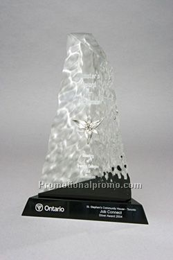 Ice Look Obelisk- 10 x 5 x 4