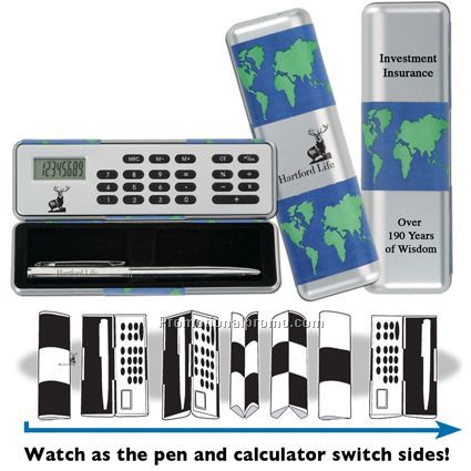 Illusions Series44576Global Calculator/Pen Set