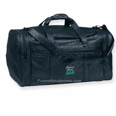 Travel Bags Leather on Leather Look Travel Bag