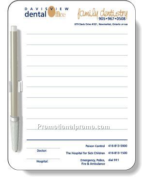 Laminated Cardstock Memo Board Kits / rectangle with round corners