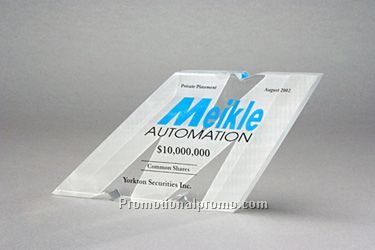 Logo Shape Tombstone - 4 x 8 x 1