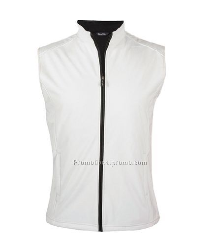 MEN'S SOFT SHELL VEST - Silver/Black