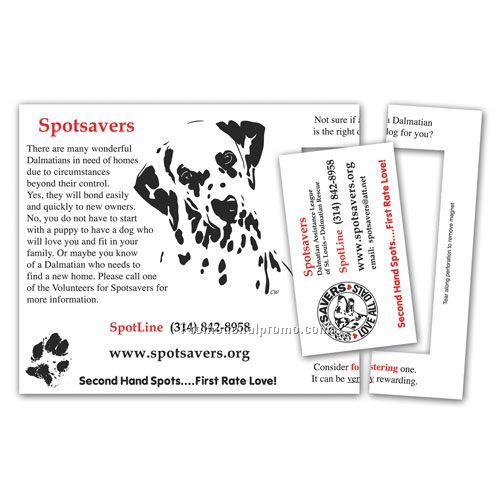 Magnetic Business Card/Perforated Postcard